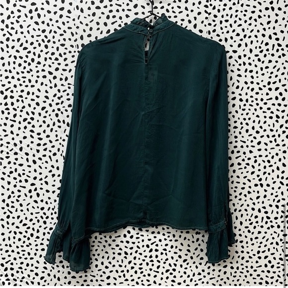 Maven West | Emerald Green Blouse - Picture 2 of 6